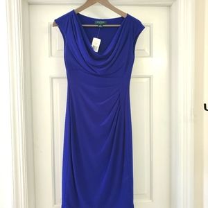 Ralph Lauren knee length dress. Size 2. Purple "stardust" color.
